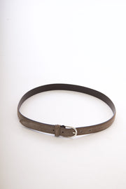 Buckle Suede Leather Belt