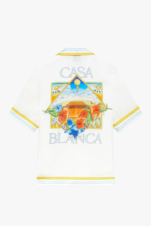 Flower Court Silk Shirt
