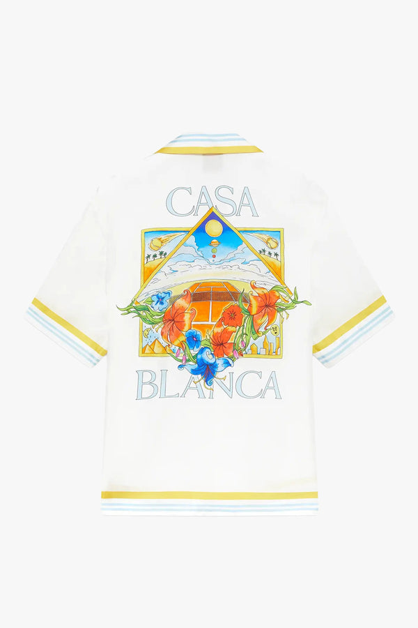 Flower Court Silk Shirt