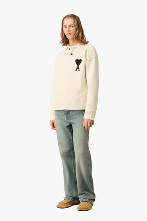 AMI DE COEUR POLO SWEATER