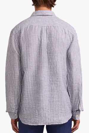 Telles Linen Striped Shirt