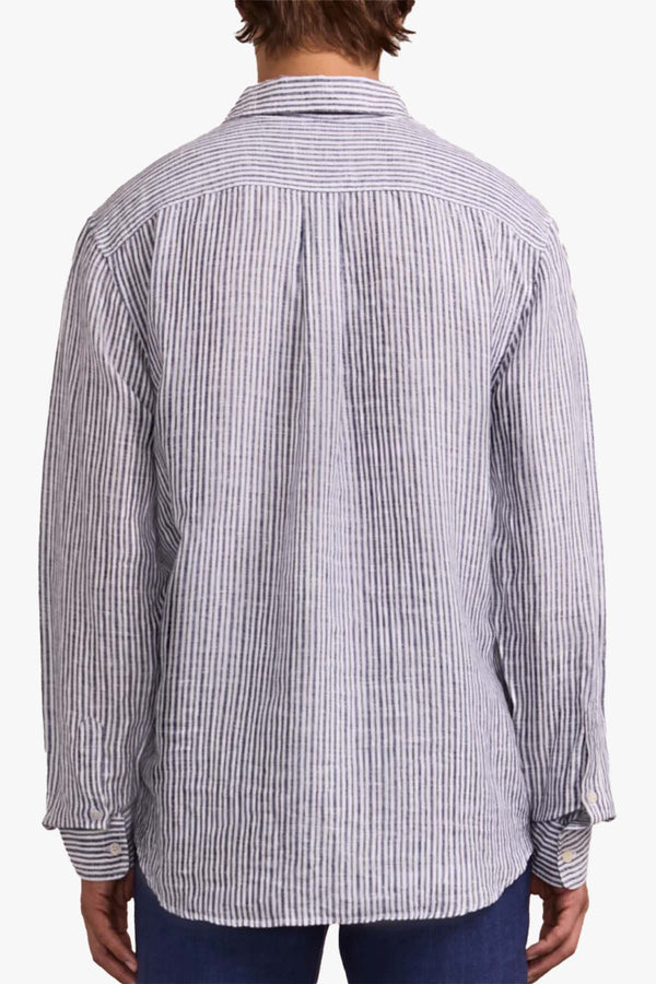 Telles Linen Striped Shirt
