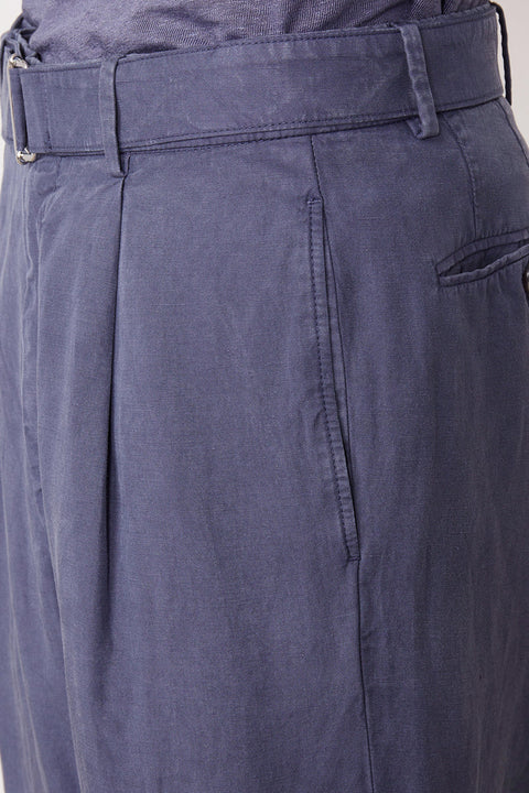 Hugo Garment Dyed Cotton/Tencel Trouser