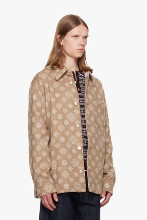 MONOGRAM WOOL OVERSHIRT