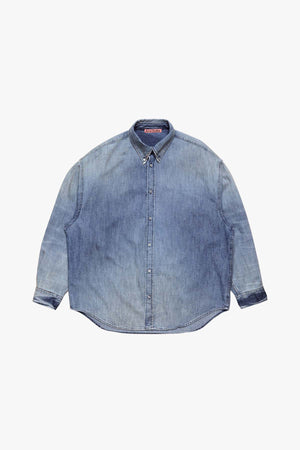 Denim Button-Up Shirt