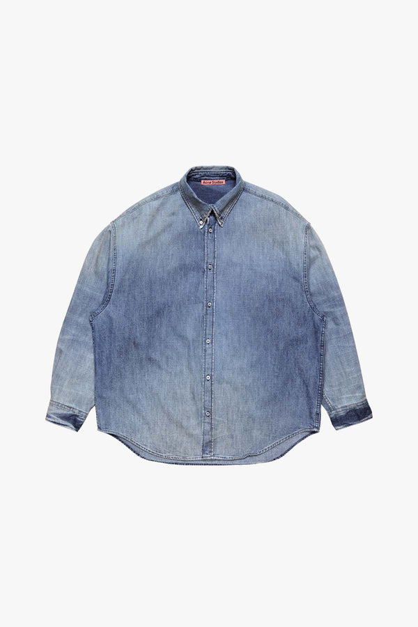 Denim Button-Up Shirt
