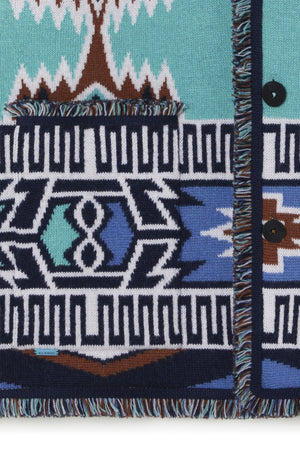 GEOMETRIC ROOTS CARDIGAN