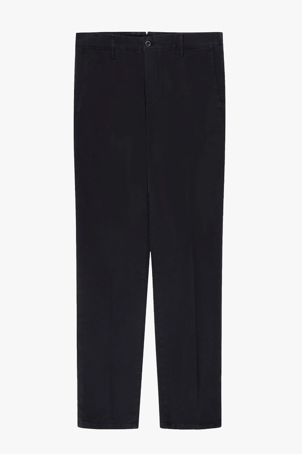 Slim Fit Organic Cotton Twill Trousers