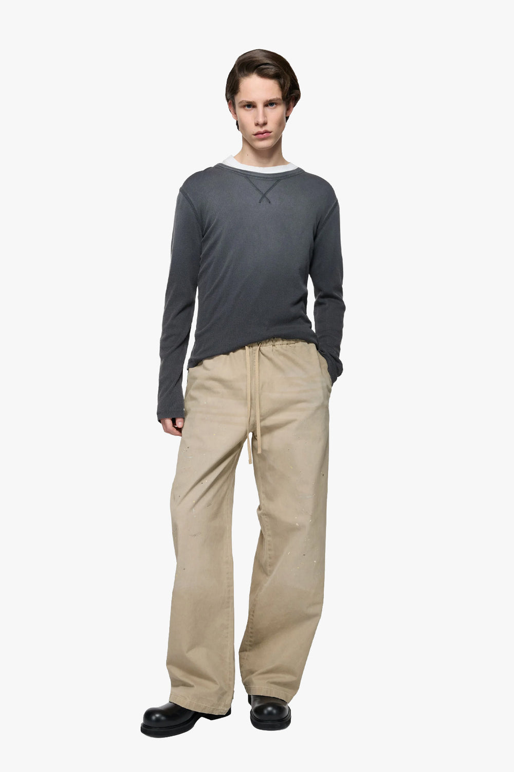 Washed Twill Trousers