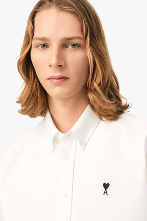 BOXY FIT BUTTON DOWN OXFORD SHIRT