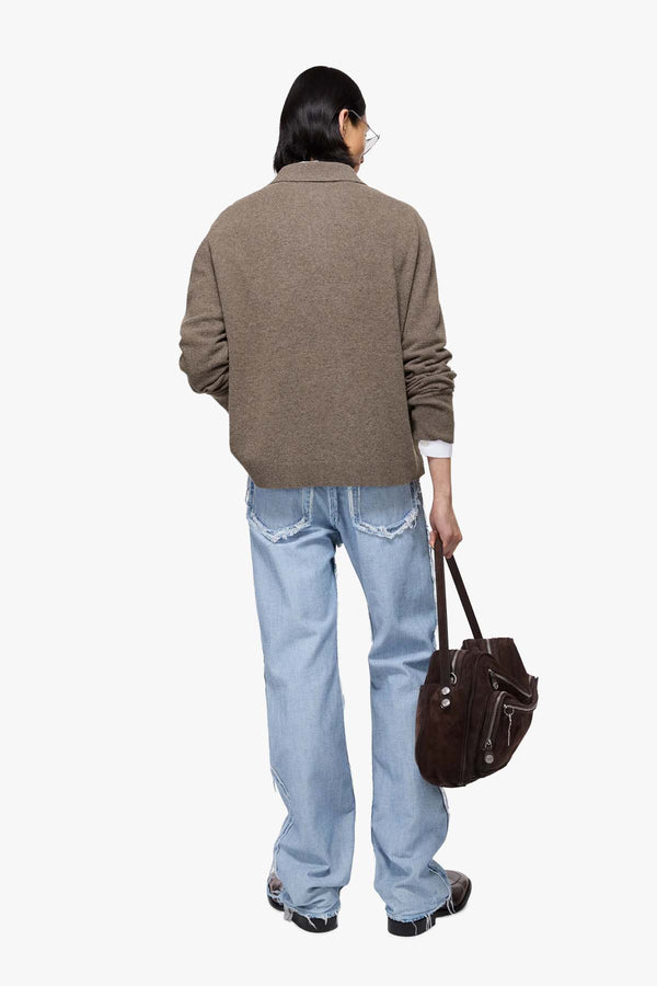 Wool Knit Polo
