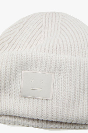 Acne Studios Large Face Logo Beanie - Yak