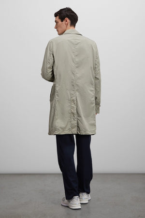 COMPACT NYLON AND POLYESTER RAINCOAT