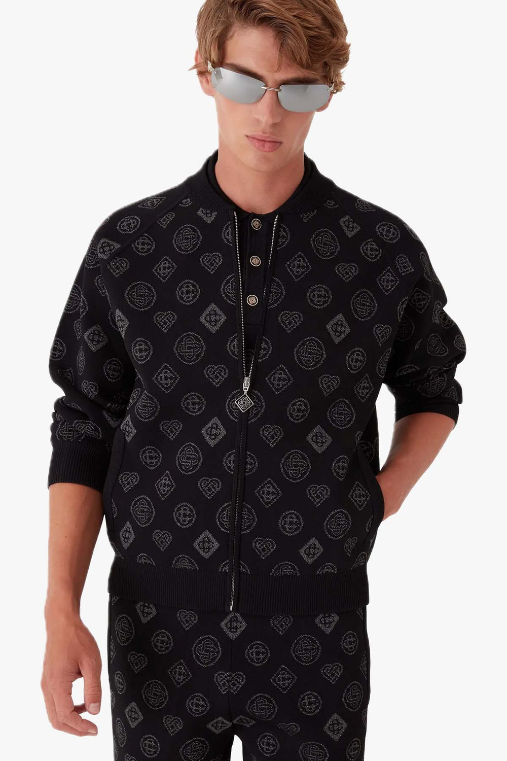 CITY JACQUARD BOMBER JACKET