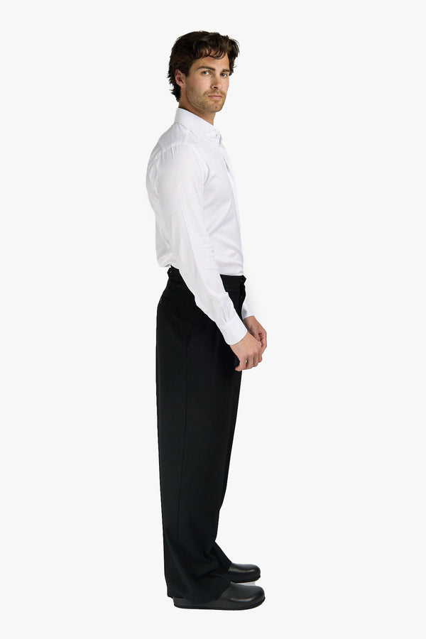 Large Fit Wool Trousers