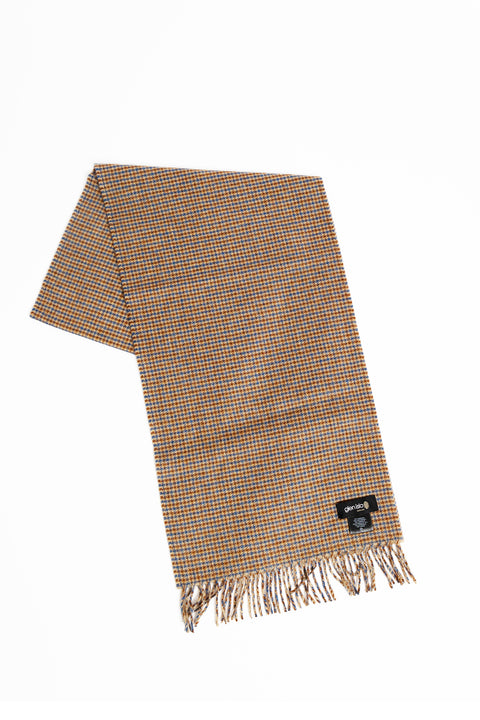 Brown Tweed Lambswool Scarf