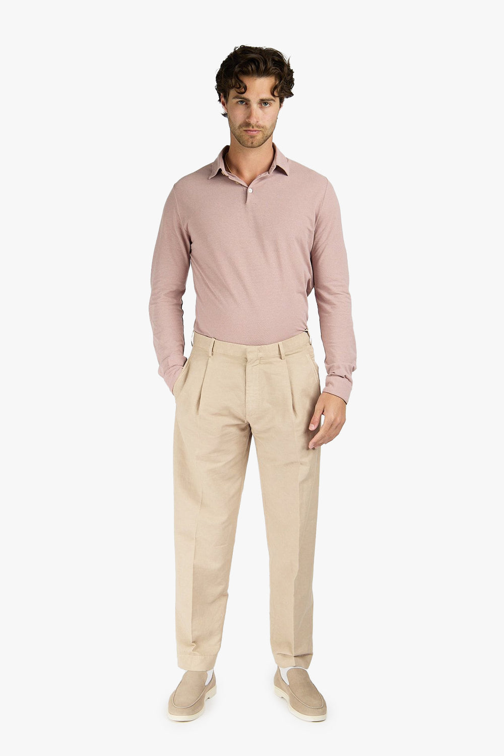 Washed Cotton Trousers