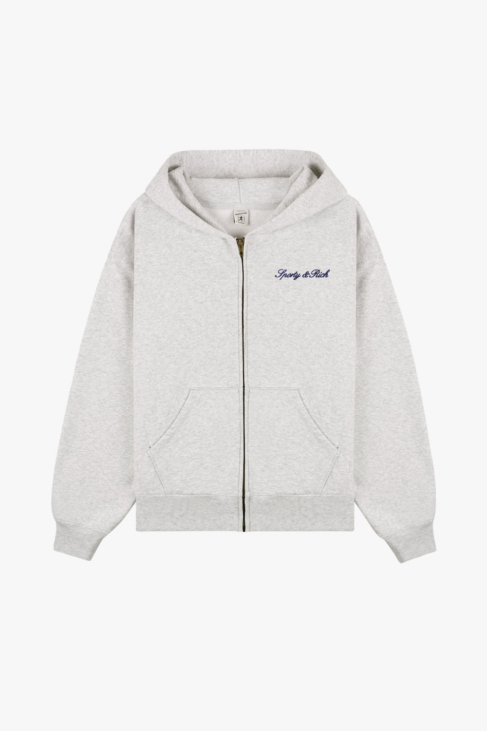 Signature Logo Embroidered Zip Hoodie