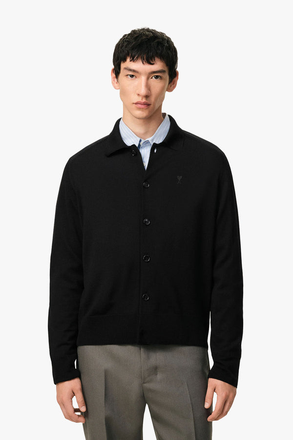 SHIRT COLLAR CARDIGAN
