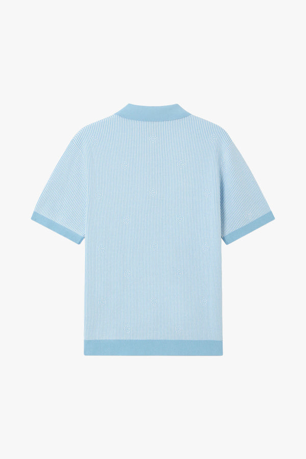 PINSTRIPE POLO SHIRT