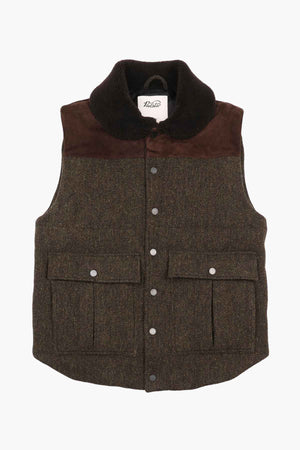 Alan Wool Twill Padded Vest