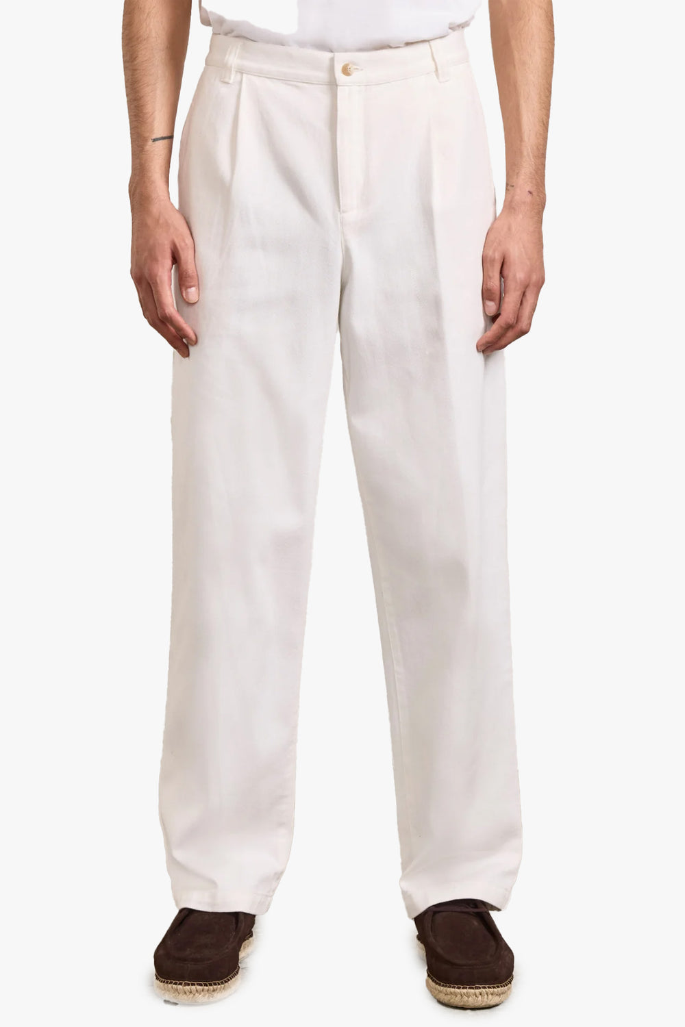 Aldo Cotton Pleated Trousers