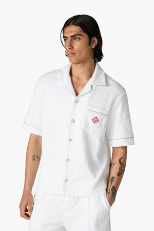 TOWELLING MONOGRAM SHIRT