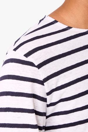 Mariniere Stripe Linen Longsleeve