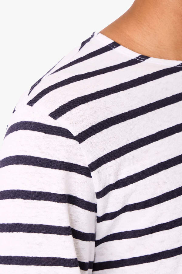 Mariniere Stripe Linen Longsleeve