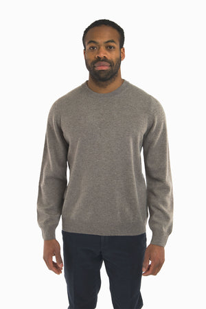 Wool Cashmere Crewneck Sweater