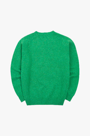 BRUSHED SHETLAND CREW NECK JUMPER
