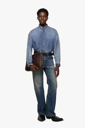 Denim Button-Up Shirt