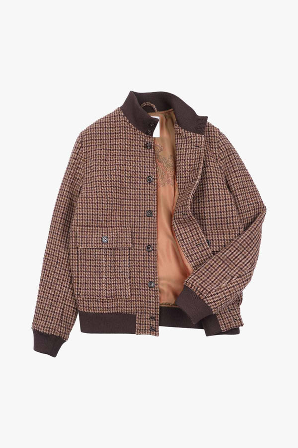 Valstarino Wool Check Jacket