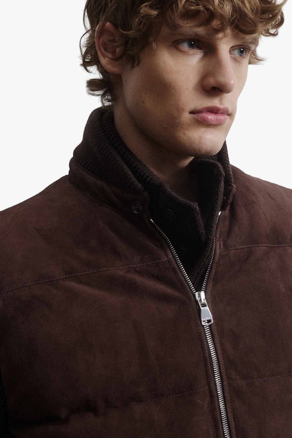Alan Down Padded Suede Vest