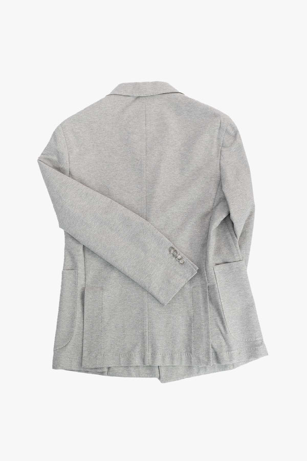 Double Breasted Washed Cotton Blazer