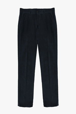 Tapered fit corduroy trousers