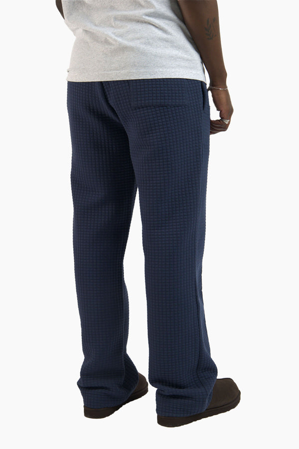 Grid Straight Fit Sweatpants