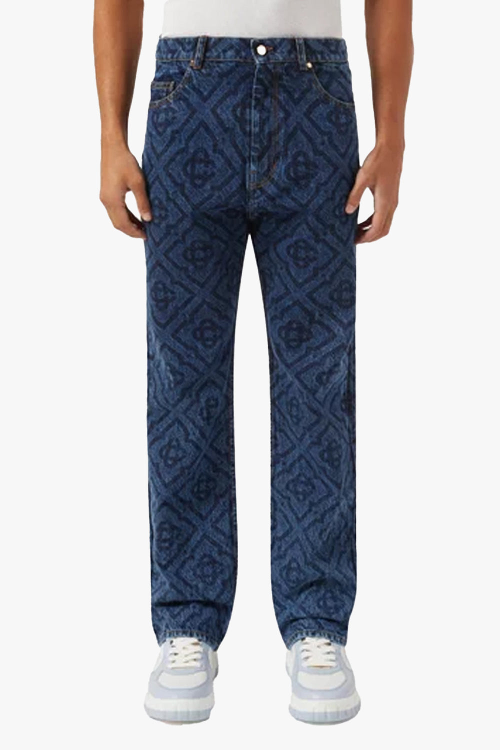 DARK VINTAGE MONOGRAM JEANS