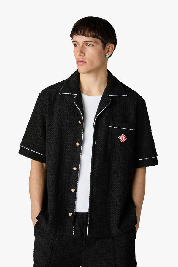 TOWELLING MONOGRAM SHIRT