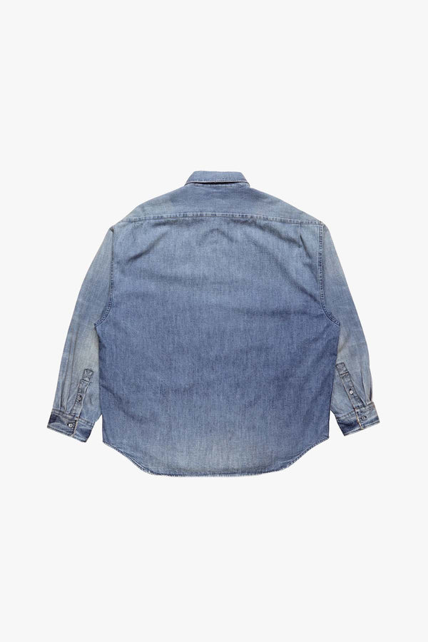 Denim Button-Up Shirt