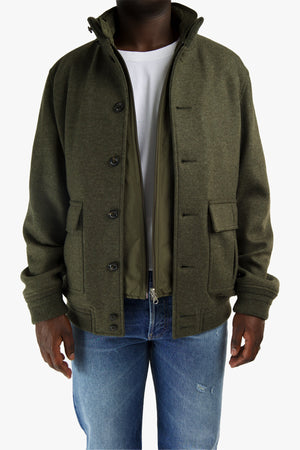 Valstarino Wool Jersey Felt Jacket