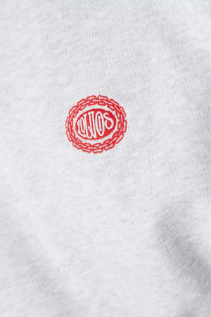 Small Chain Crest Embroidery Crewneck