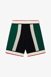 STRIPED MESH SHORTS