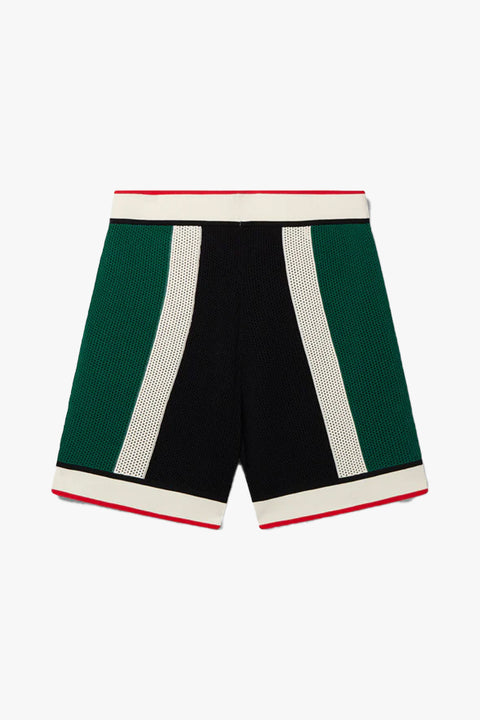 STRIPED MESH SHORTS