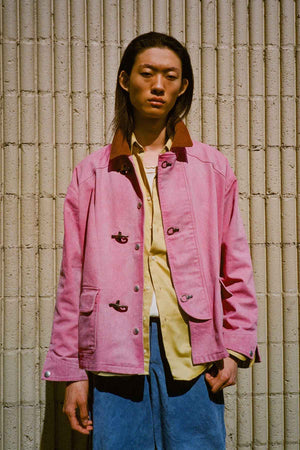 Fireman Clasp Cotton Twill Jacket
