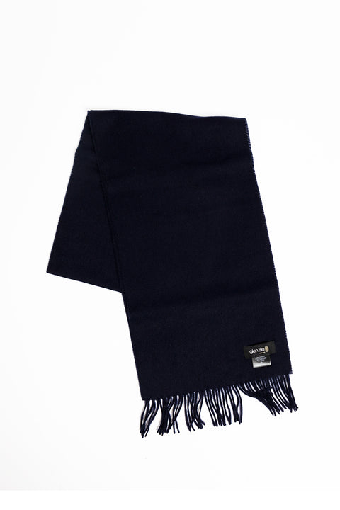 Navy Lambswool Scarf