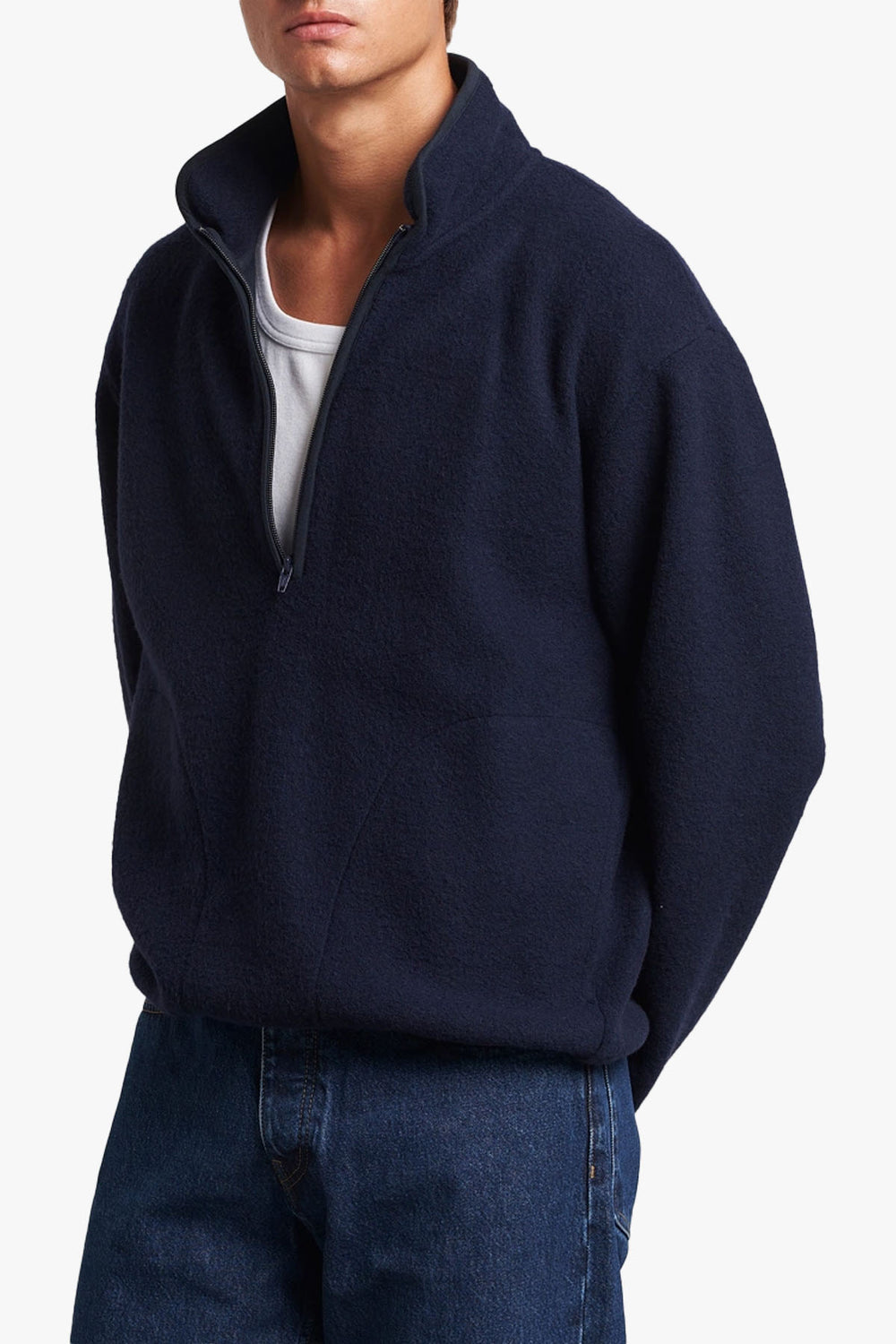 Wool Half Zip