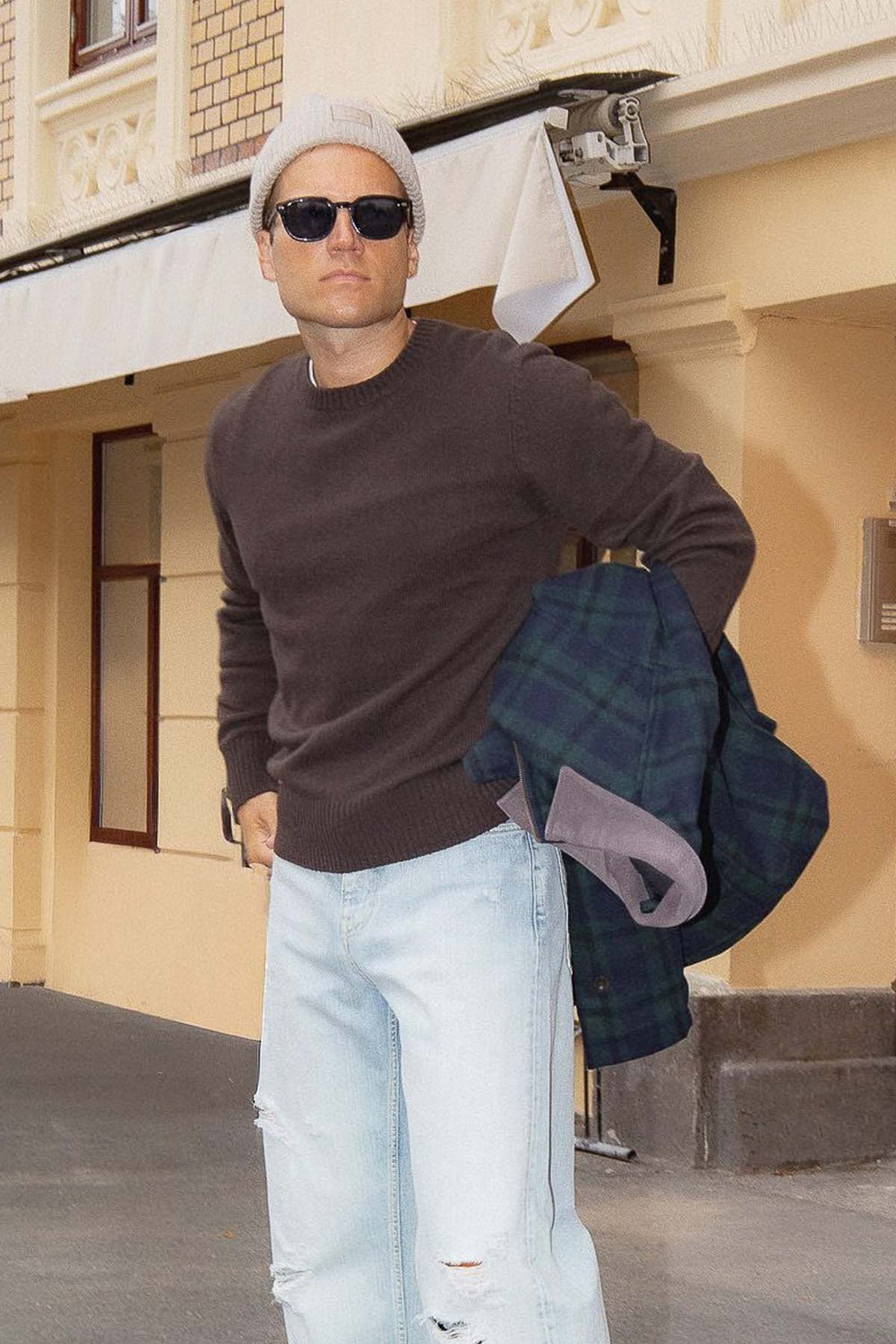 Wool/Cashmere Crewneck Sweater