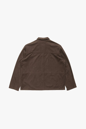 Faux Suede Overshirt