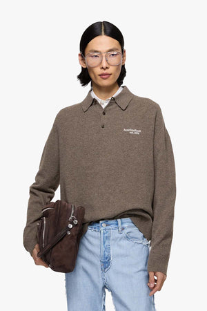 Wool Knit Polo